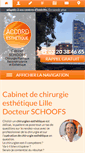 Mobile Screenshot of chirurgie-esthetique-nord.fr